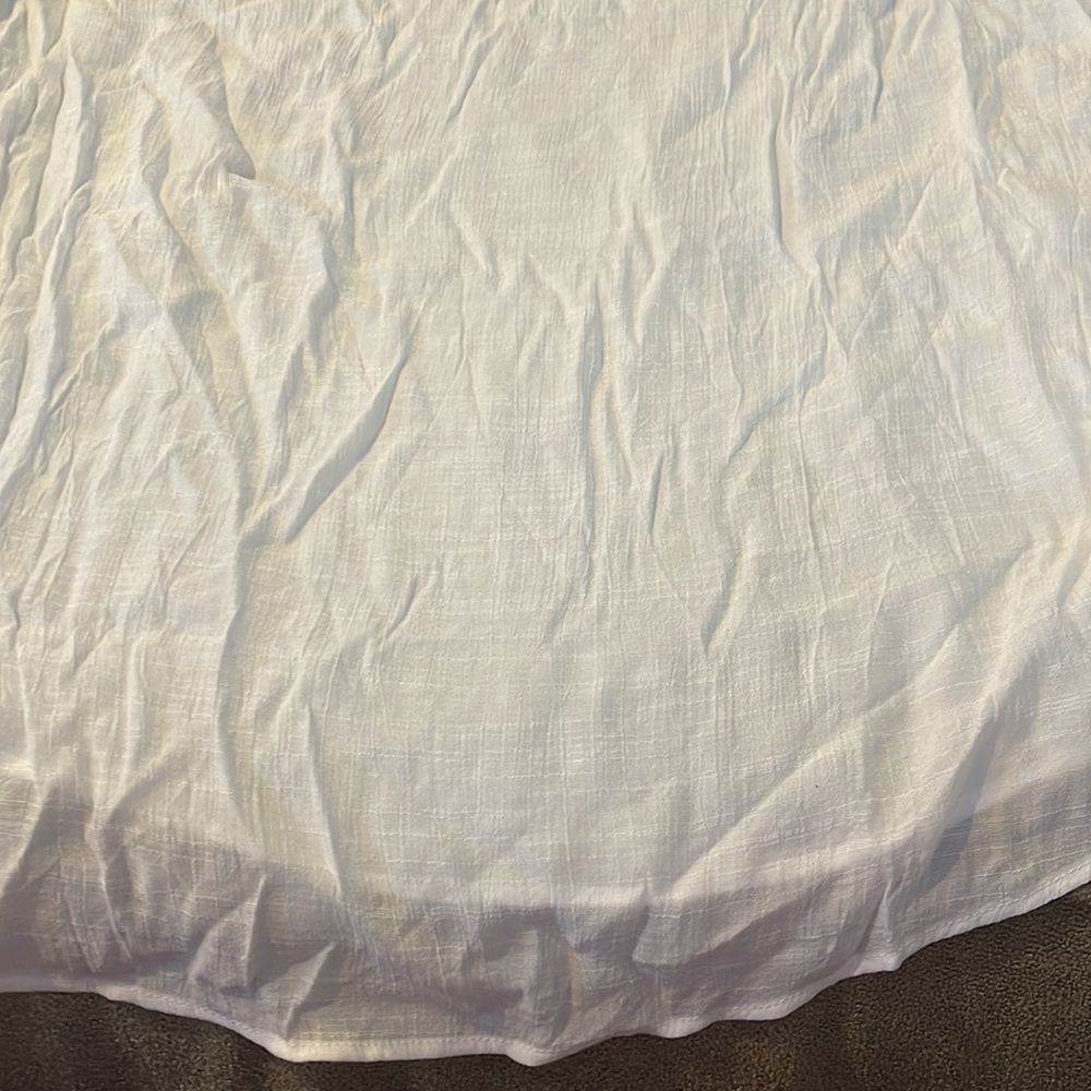 JM Sportswear Est 1946 White Sheer Blouse Top New - Picture 4 of 7
